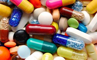Comprimés pour le traitement de la prostatite chez les hommes.